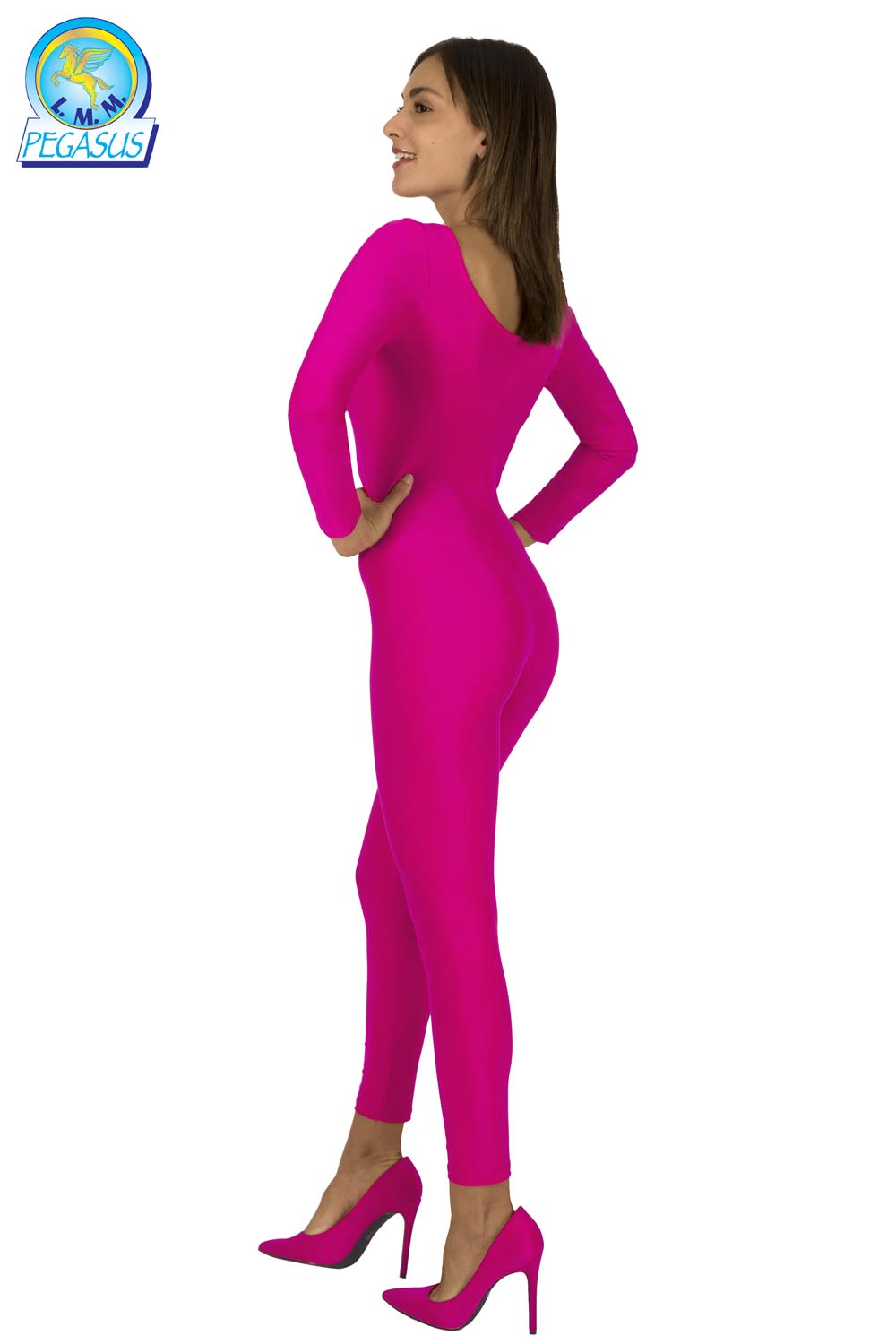 TUTA LYCRA FUCSIA DANZA DONNA
